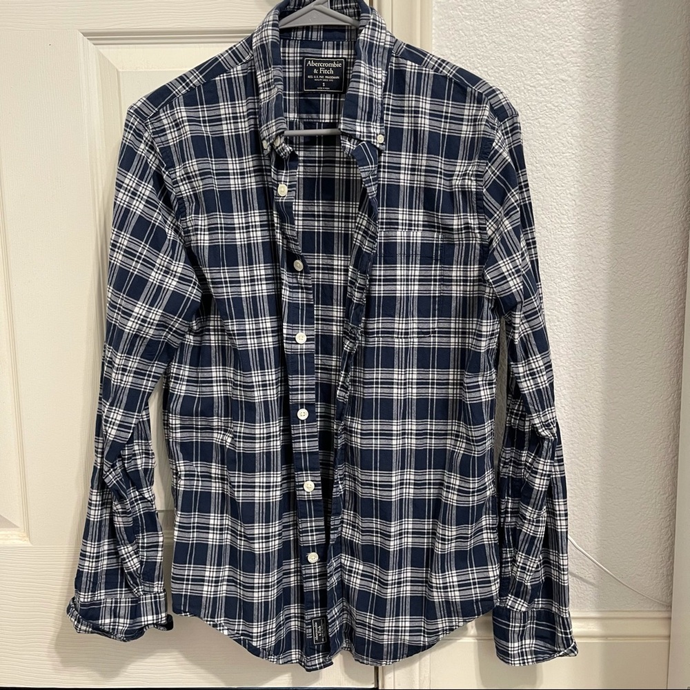 A&F men poplin shirt